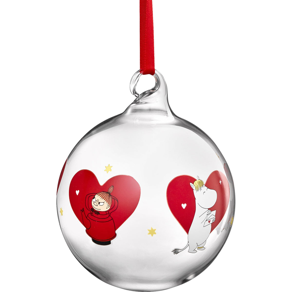 Muurla Mumins Christbaumkugel Herz Ø 9 cm