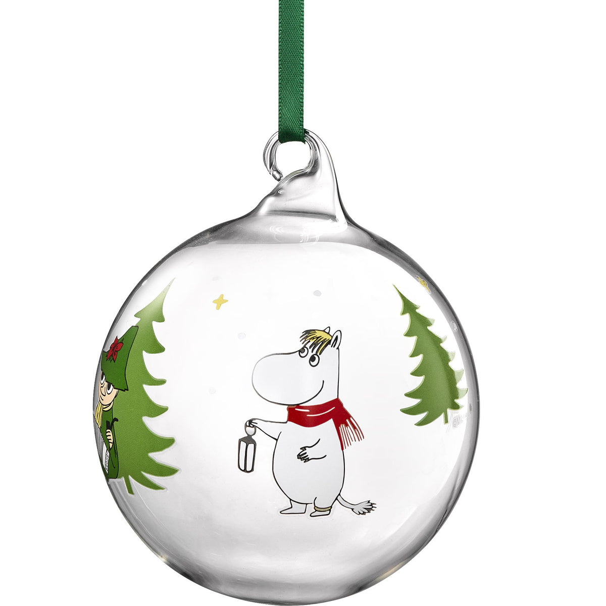 Muurla Mumins Christbaumkugel Tannenzweig Ø 9 cm