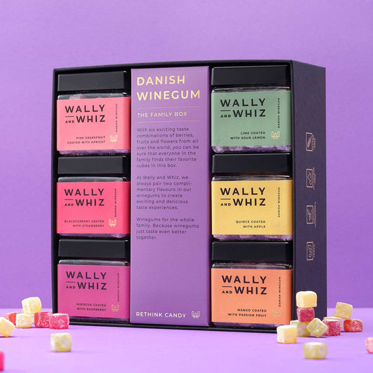Wally & Whiz Fruchtgummi Geschenkbox Familienbox 810 g