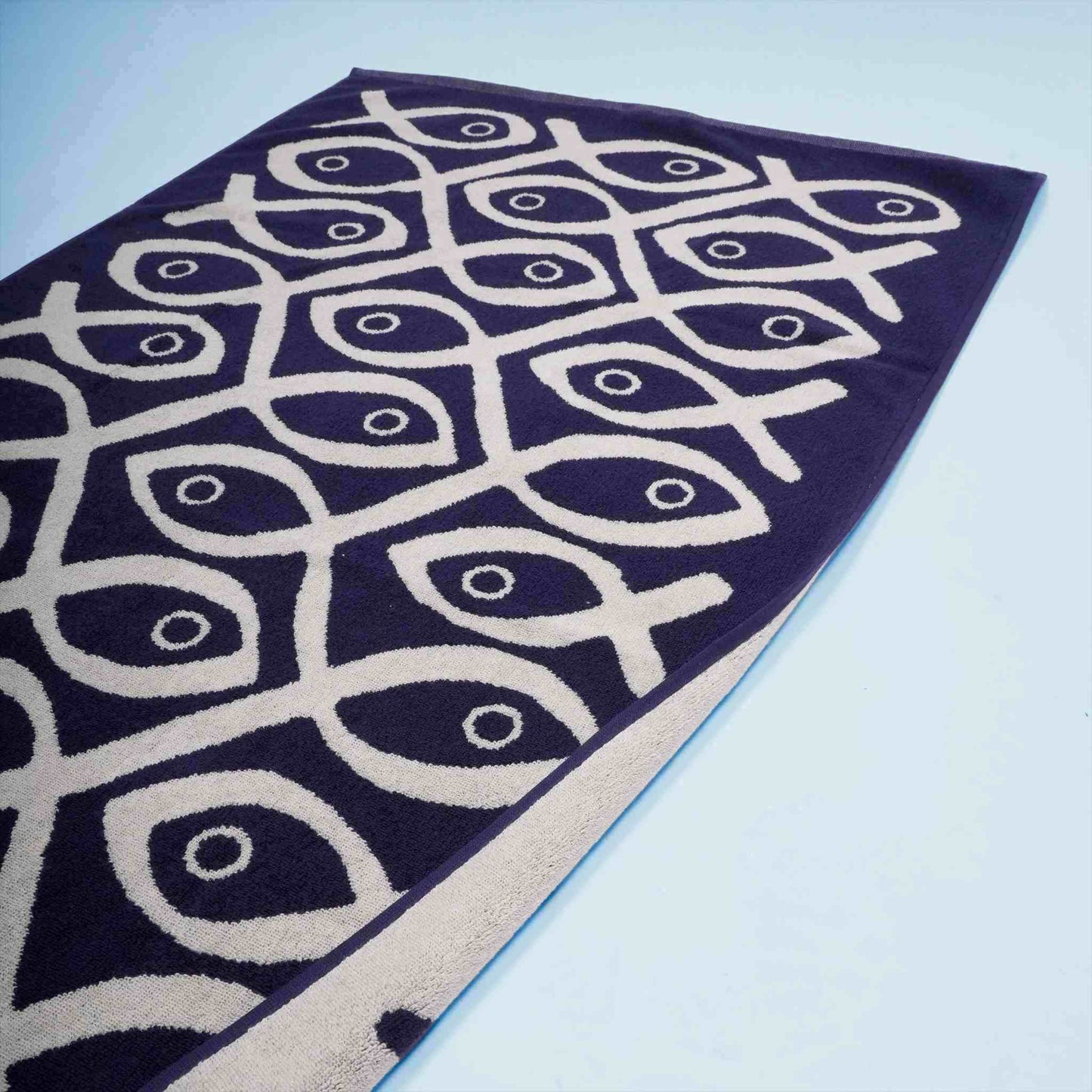 Bo Bendixen Sush iBadetuch 70x140 cm navy aus flauschigem Frottee