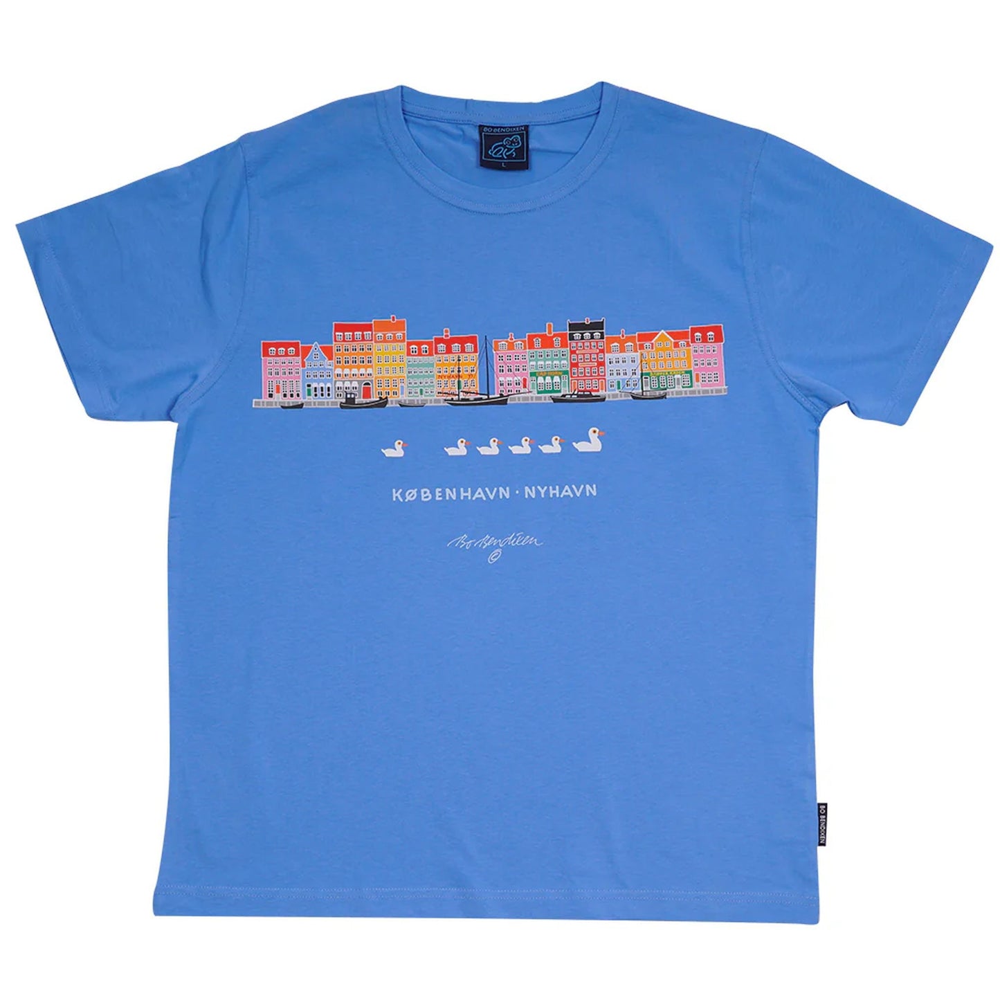 Bo Bendixen Kinder T-Shirt blau, bunt Nyhavn