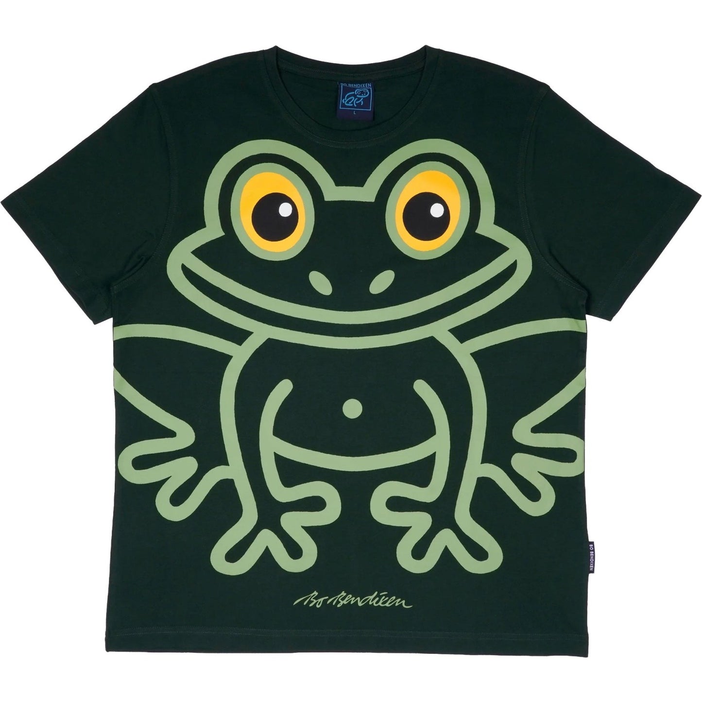Bo Bendixen T-Shirt Frog grün