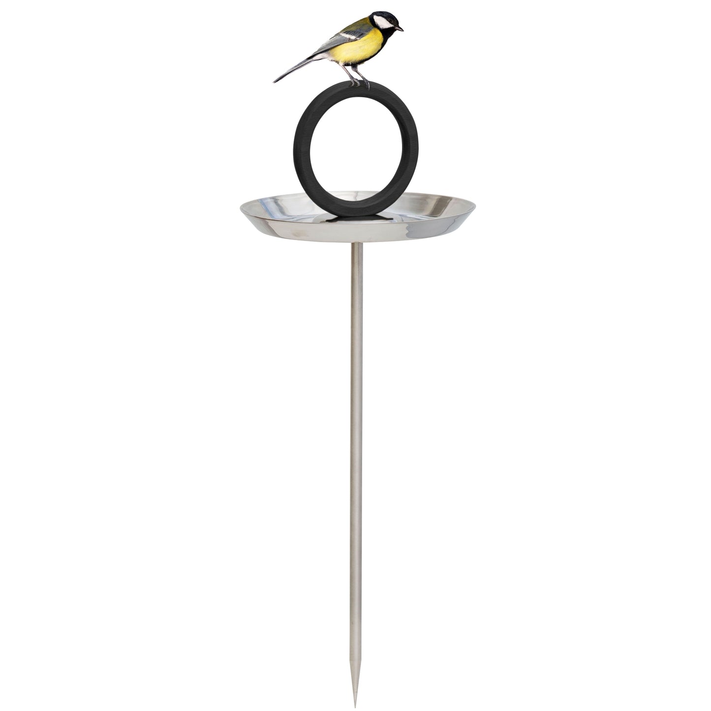 Born in Sweden Bird Bath & Bird Feeder – Sculptural Garden Decor, 60 cm