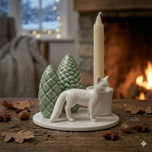Dottir Nordic Design Winter Stories Kerzenständer Fuchs Höhe 8 cm