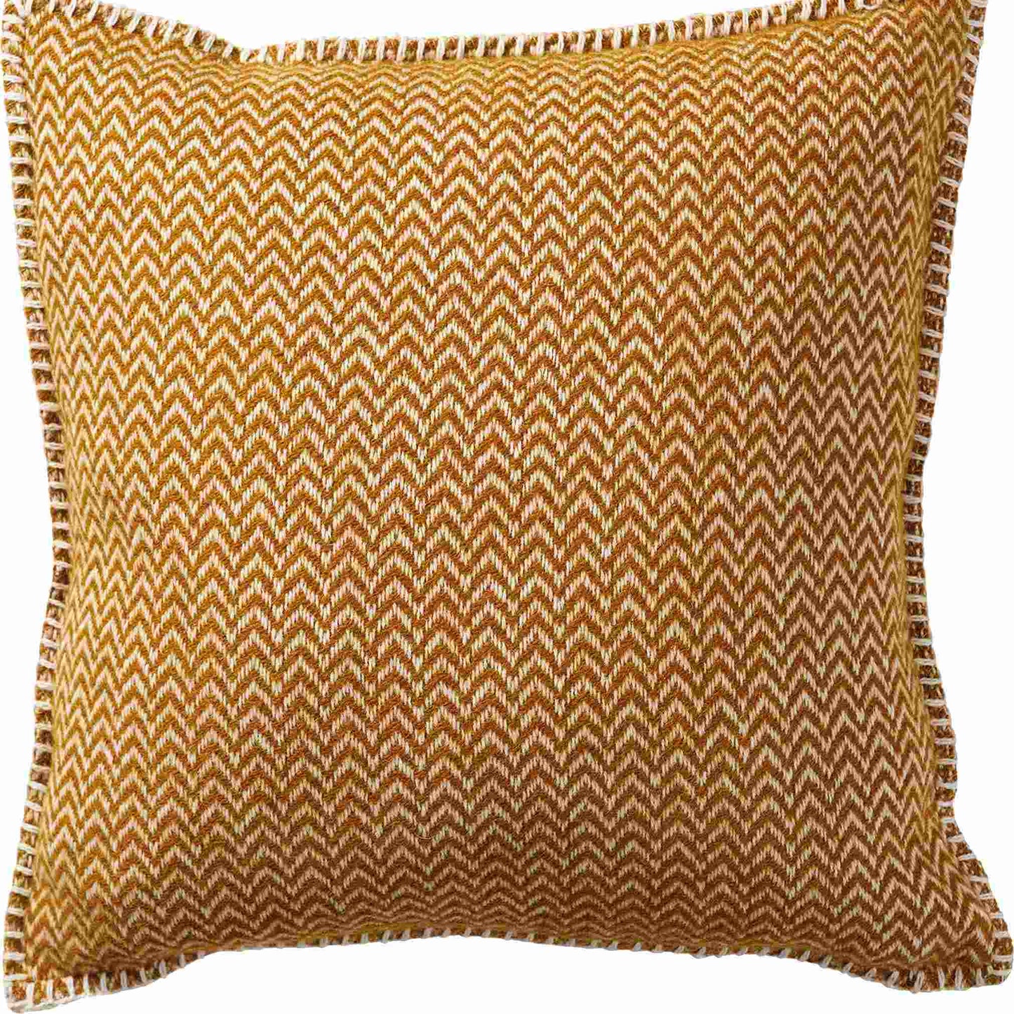 Klippan Chevron Wool Cushion Cover 45x45 cm Caramel