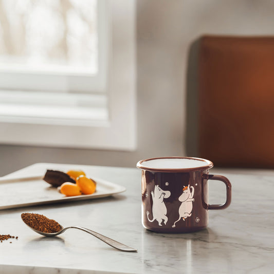 Muurla Mumins Comet 2026 Tasse 0,55 l Emaille braun
