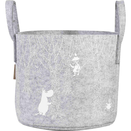 Muurla Mumins im Wald Aufbewahrungskorb aus recyceltem PET Höhe 31 cm Ø 35 cm
