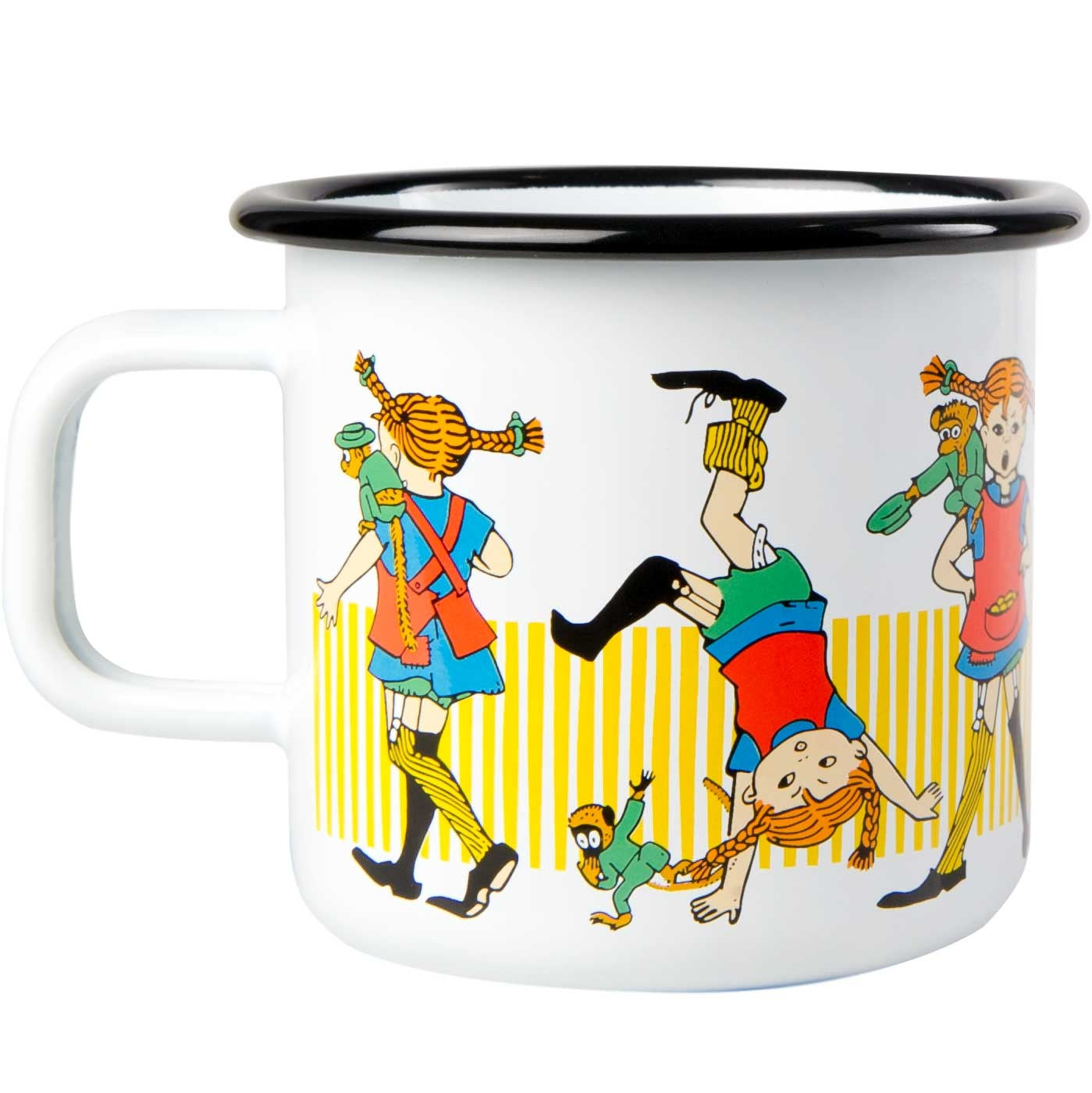 Muurla Pippi Langstrumpf Pippi Tasse Emaille 0,37 l