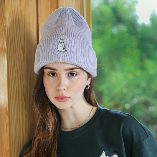 Nordicbuddies Mumins Beanie Mumin Stickerei flieder - Ansicht 2