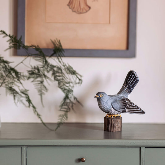 Wildlife Garden Decobird Kuckuck handgeschnitzt