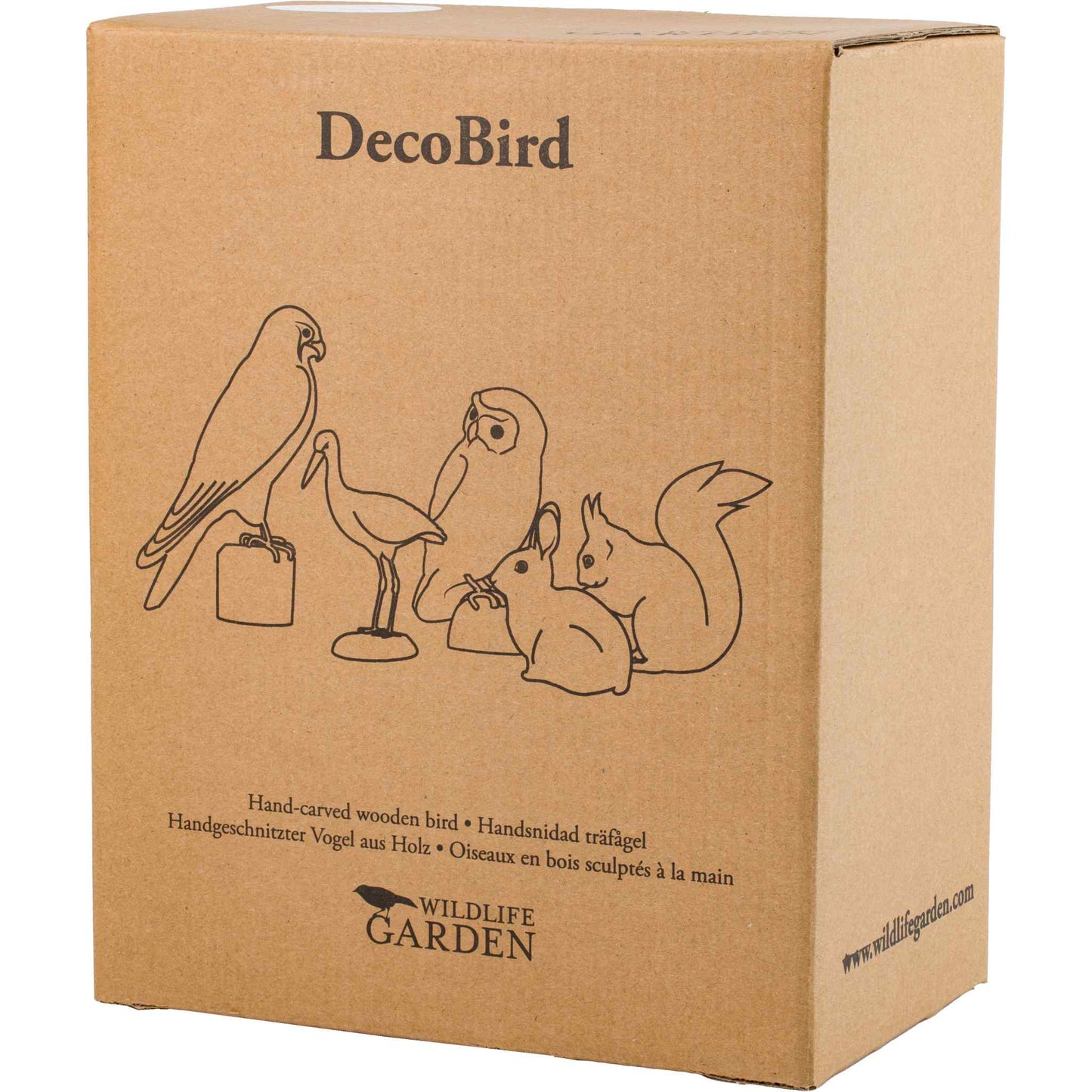 Wildlife Garden Decobird Waldohreule handgeschnitzt