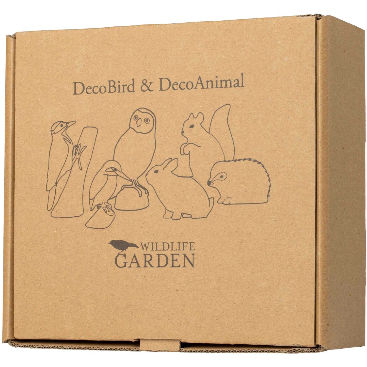 Wildlife Garden Decobird Weißstorch handgeschnitzt