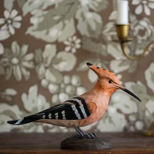 Wildlife Garden DecoBird Wiedehopf handgeschnitzt