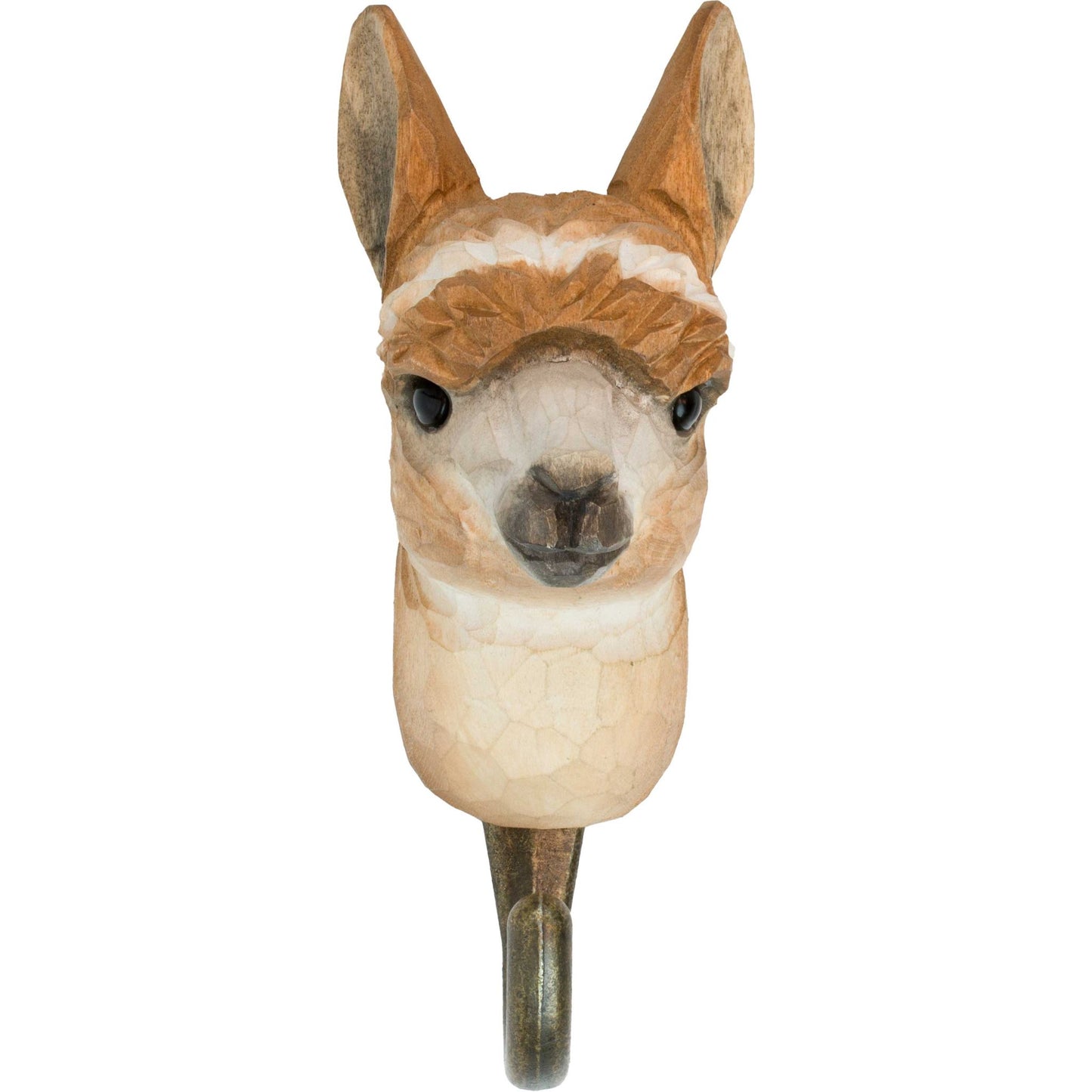 Wildlife Garden Decohook Wandhaken Alpaka (handgeschnitzt)