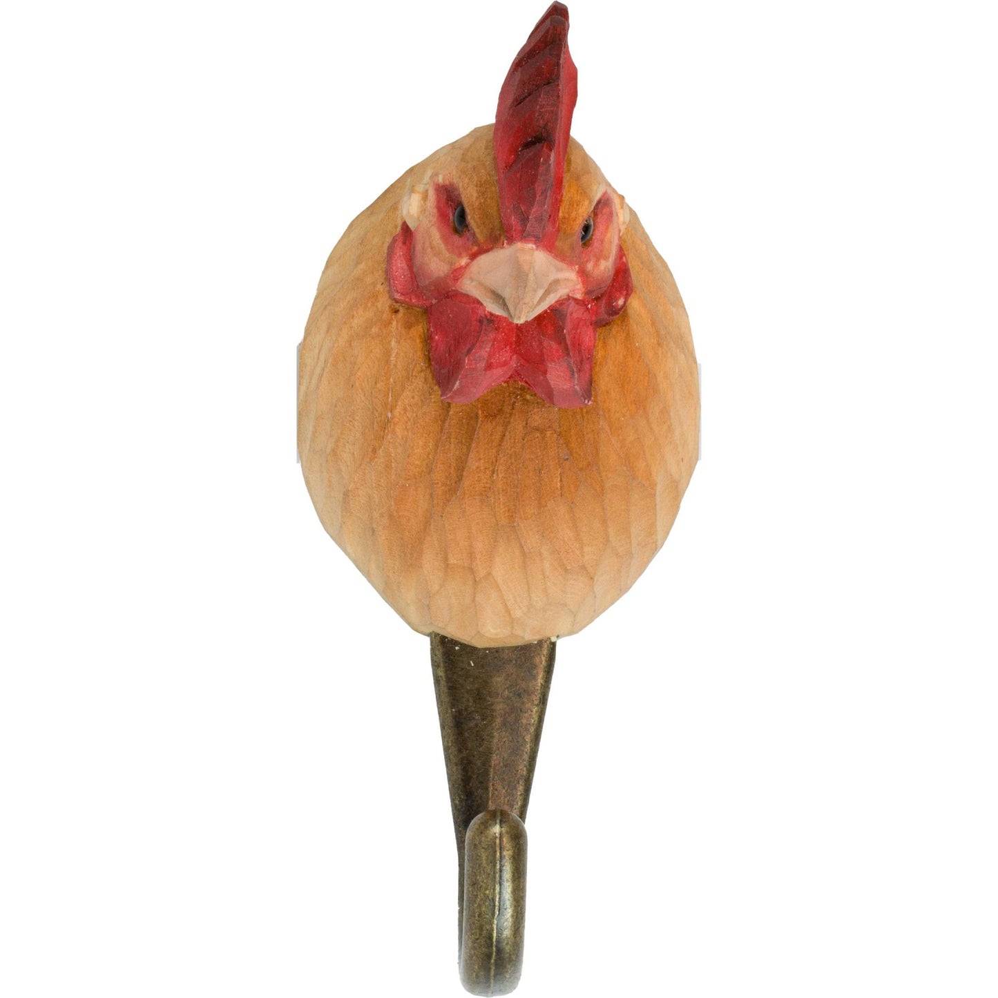 Wildlife Garden Decohook Wandhaken Huhn (handgeschnitzt)
