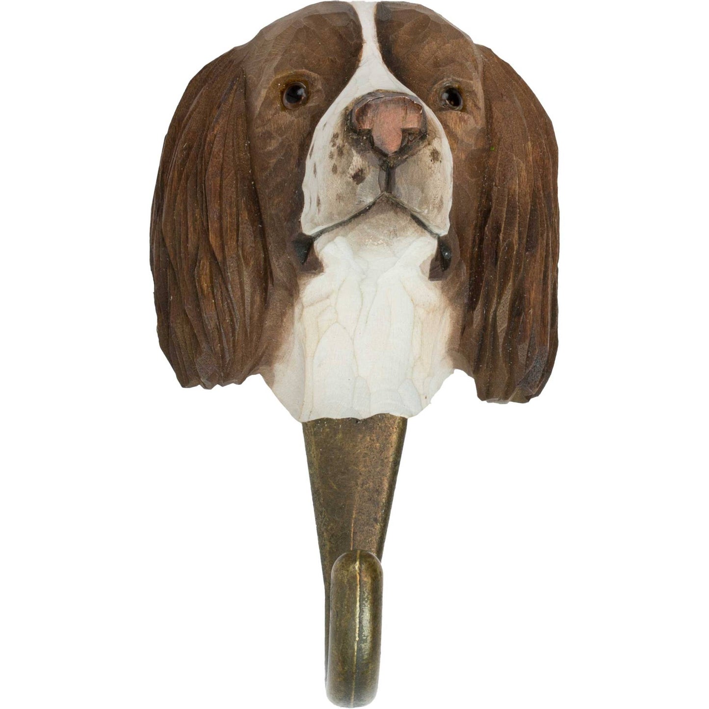Wildlife Garden Decohook Wall Hook Springer Spaniel (Hand-Carved)