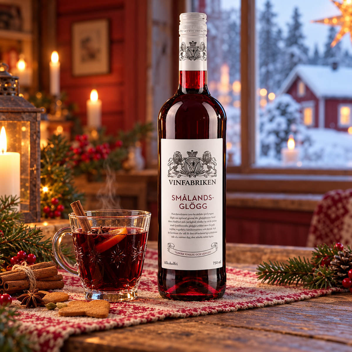 Vinfabriken Smålandsglögg 0,75 l (alkoholfreies Getränk)