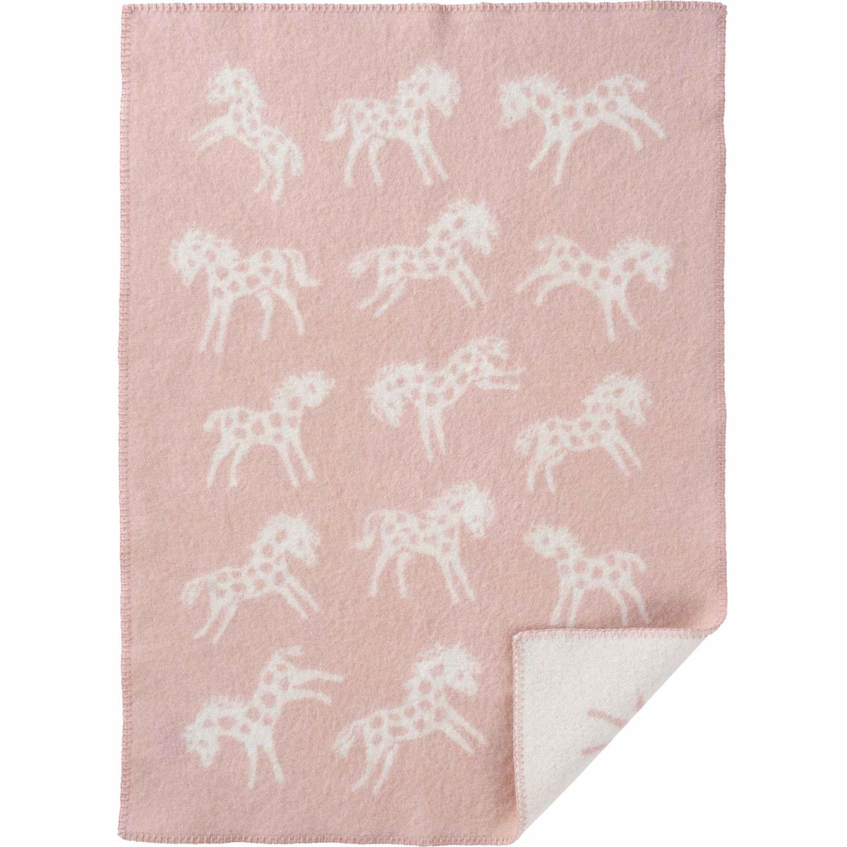 Klippan Pony baby wool blanket made of lambswool 65 × 90 cm