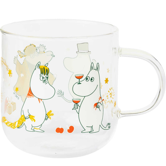 Moomin by Arabia Mumins Gift of Love Hot Drink Glas 0,3 l 2er Set