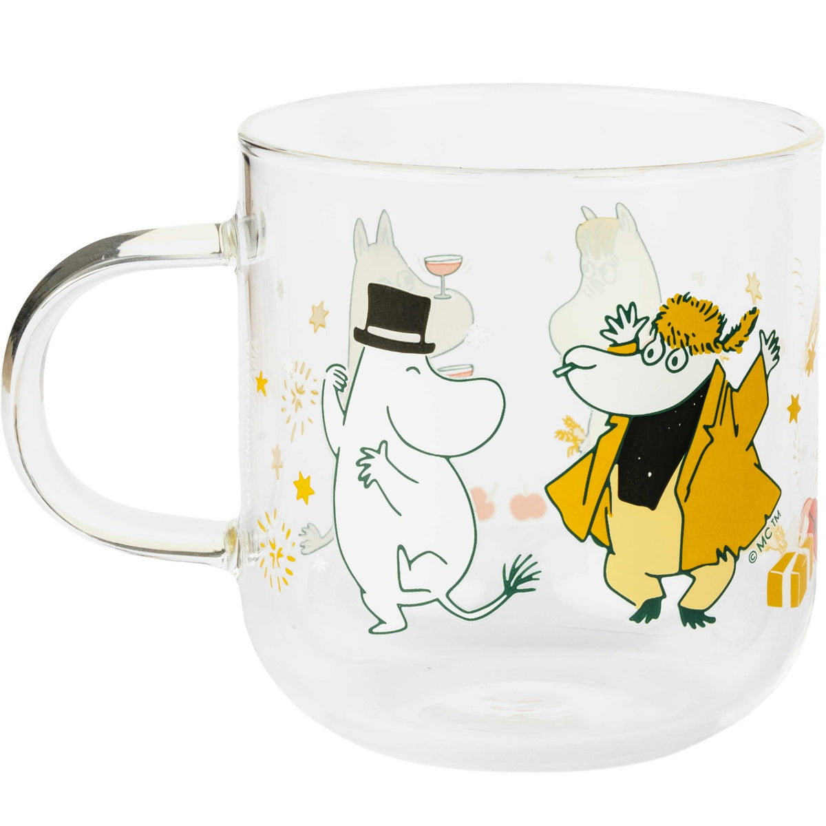 Moomin by Arabia Mumins Gift of Love Hot Drink Glas 0,3 l 2er Set