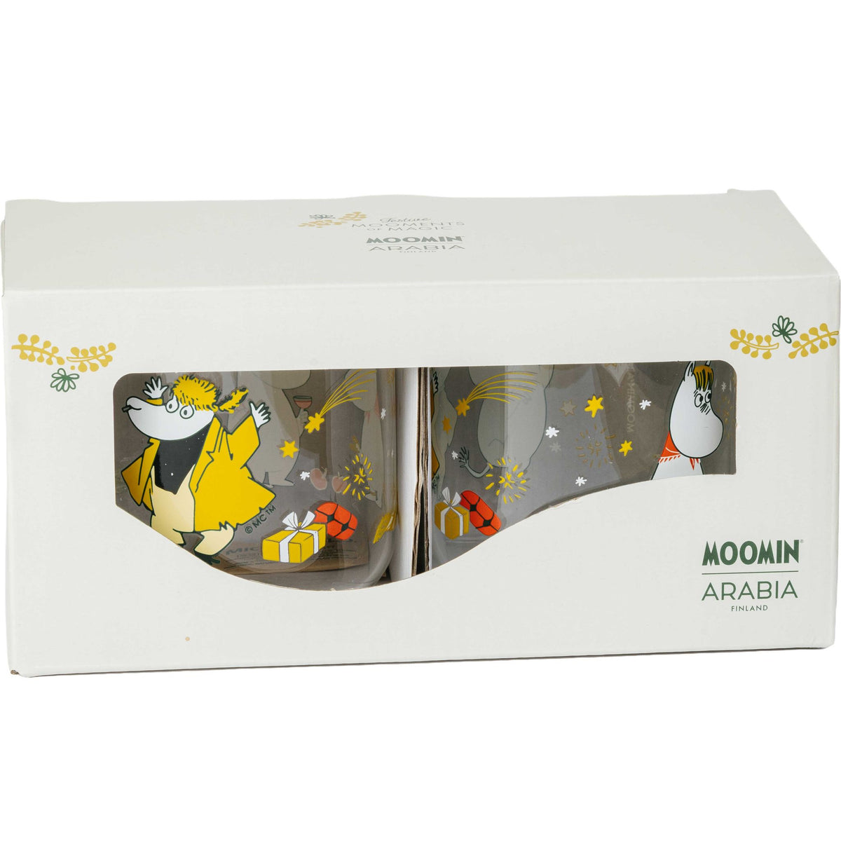 Moomin by Arabia Mumins Gift of Love Hot Drink Glas 0,3 l 2er Set