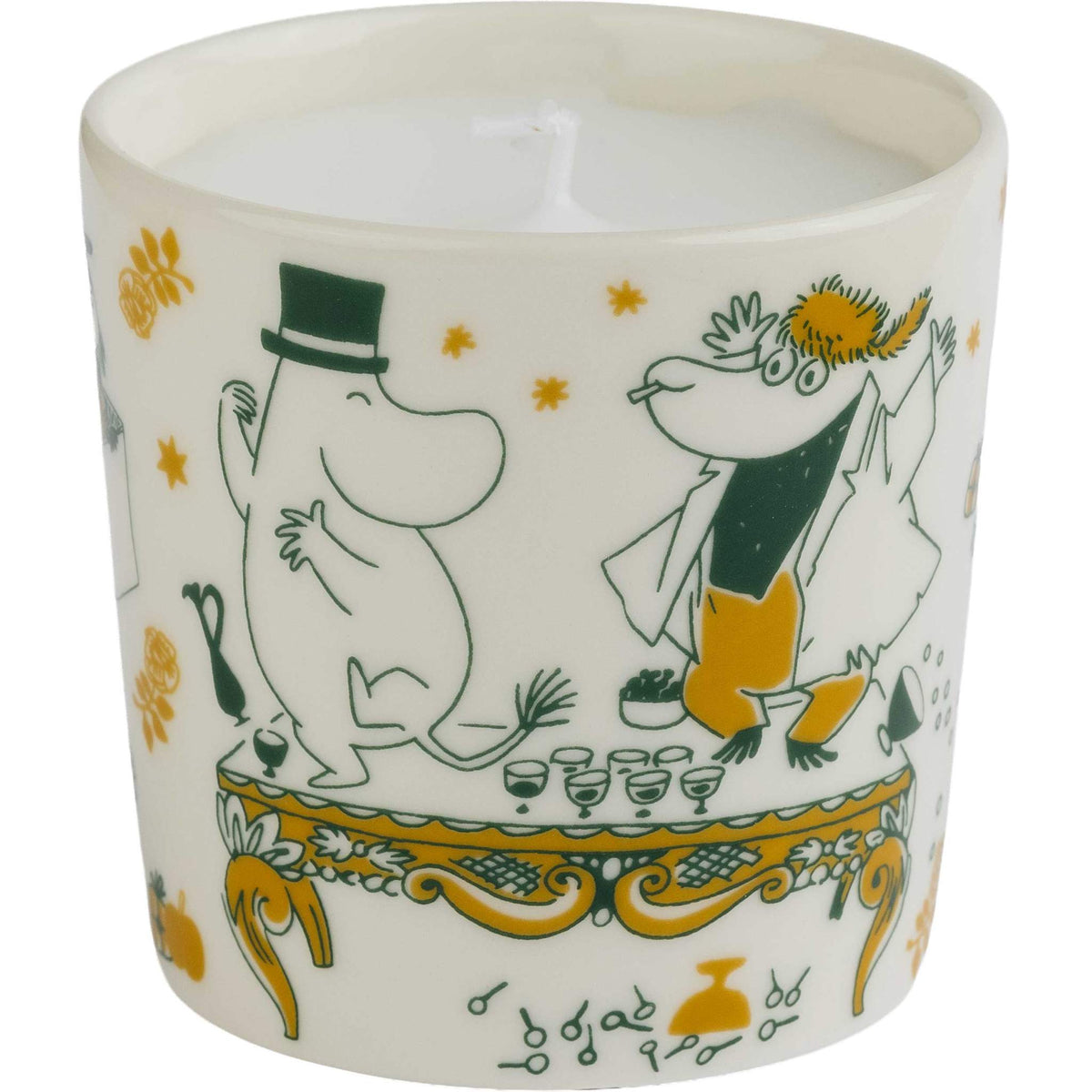 Moomin by Arabia Moomin's Gift of Love candle holder with candle, height 7.5 cm