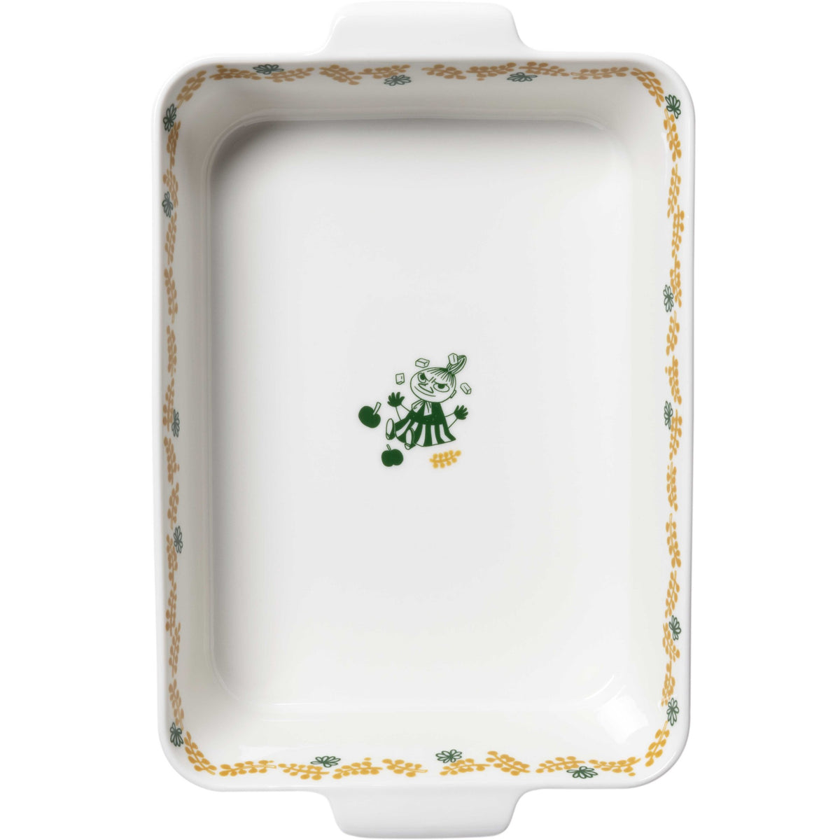 Moomin by Arabia Moomin's Gift of Love Oven Dish 2.5 L cream, Christmas green