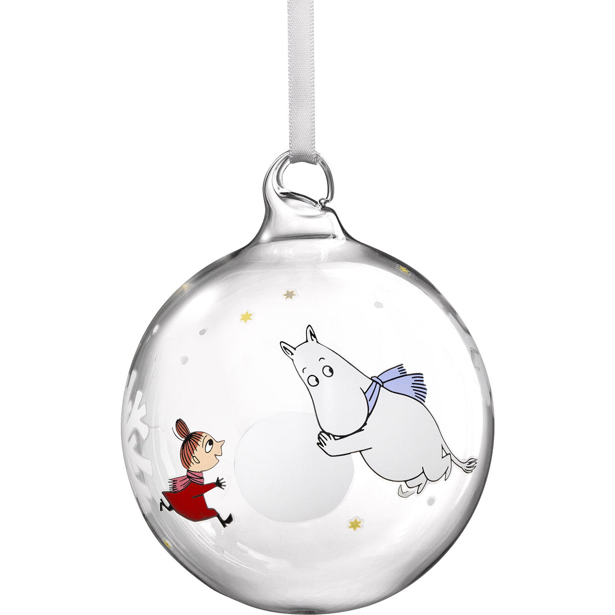 Muurla Mumins Christbaumkugel Schneeflocke Ø 9 cm