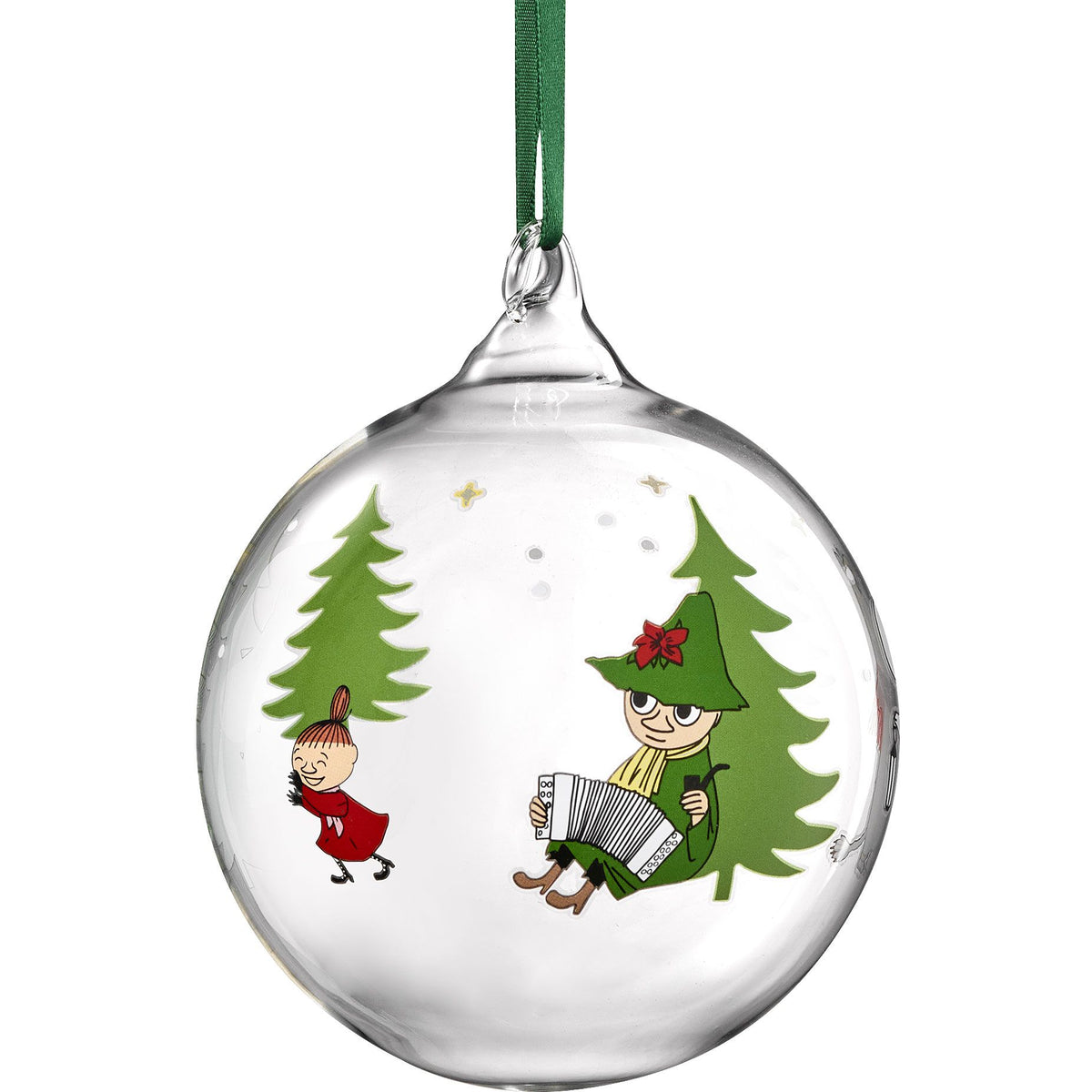 Muurla Mumins Christbaumkugel Tannenzweig Ø 9 cm