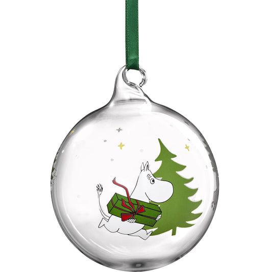 Muurla Mumins Christbaumkugel Tannenzweig Ø 9 cm