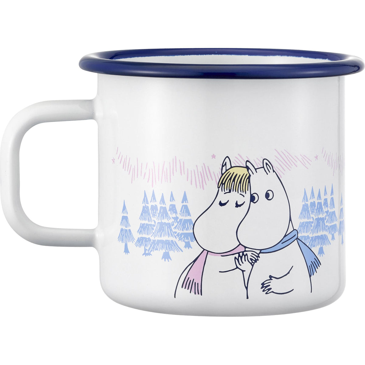 Muurla Moomin Frosty Day Mug 0.37 l Enamel white, blue