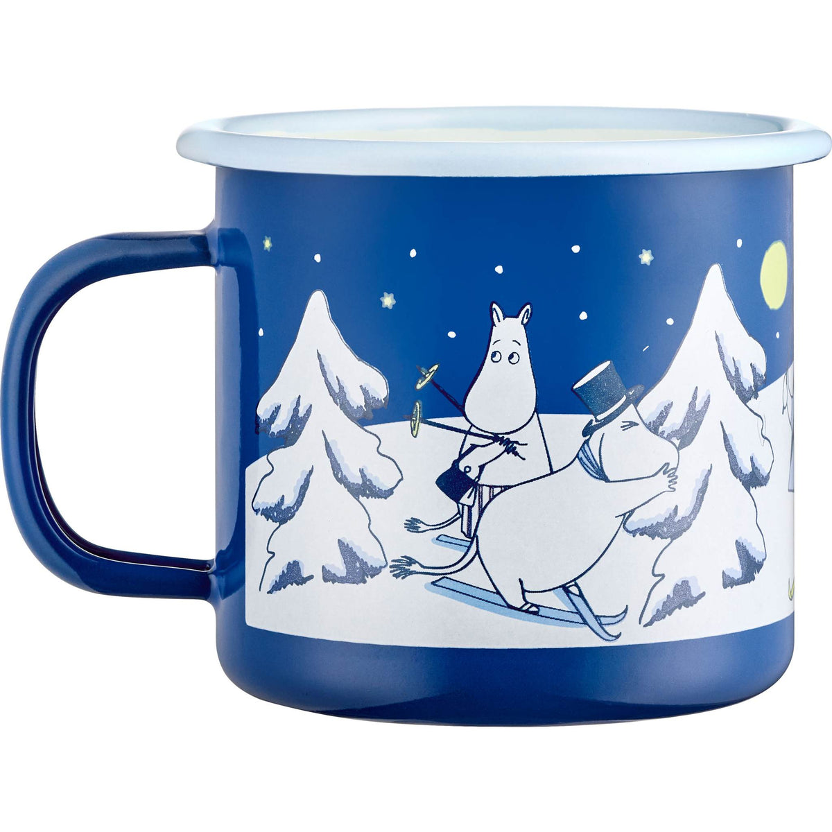 Muurla Moomin Starry Night Mug 0.37 l enamel night blue, white