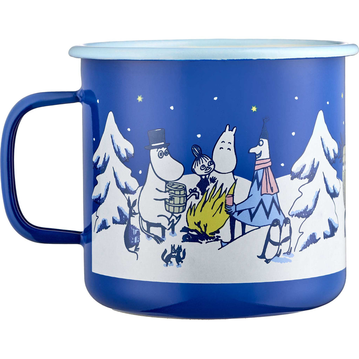 Muurla Moomin Starry Night Mug / Pitcher 0.8 l Enamel midnight blue, white