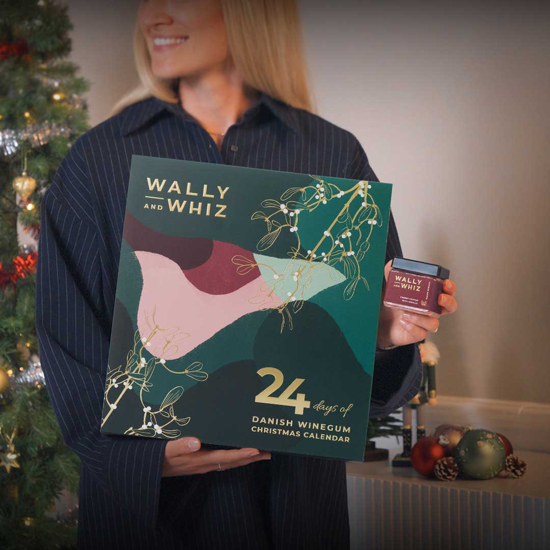 Wally & Whiz Fruchtgummi Geschenkbox Adventskalender 2026 388 g
