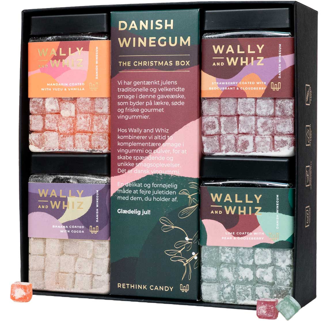 Wally & Whiz Fruchtgummi Geschenkbox Weihnachten 960 g