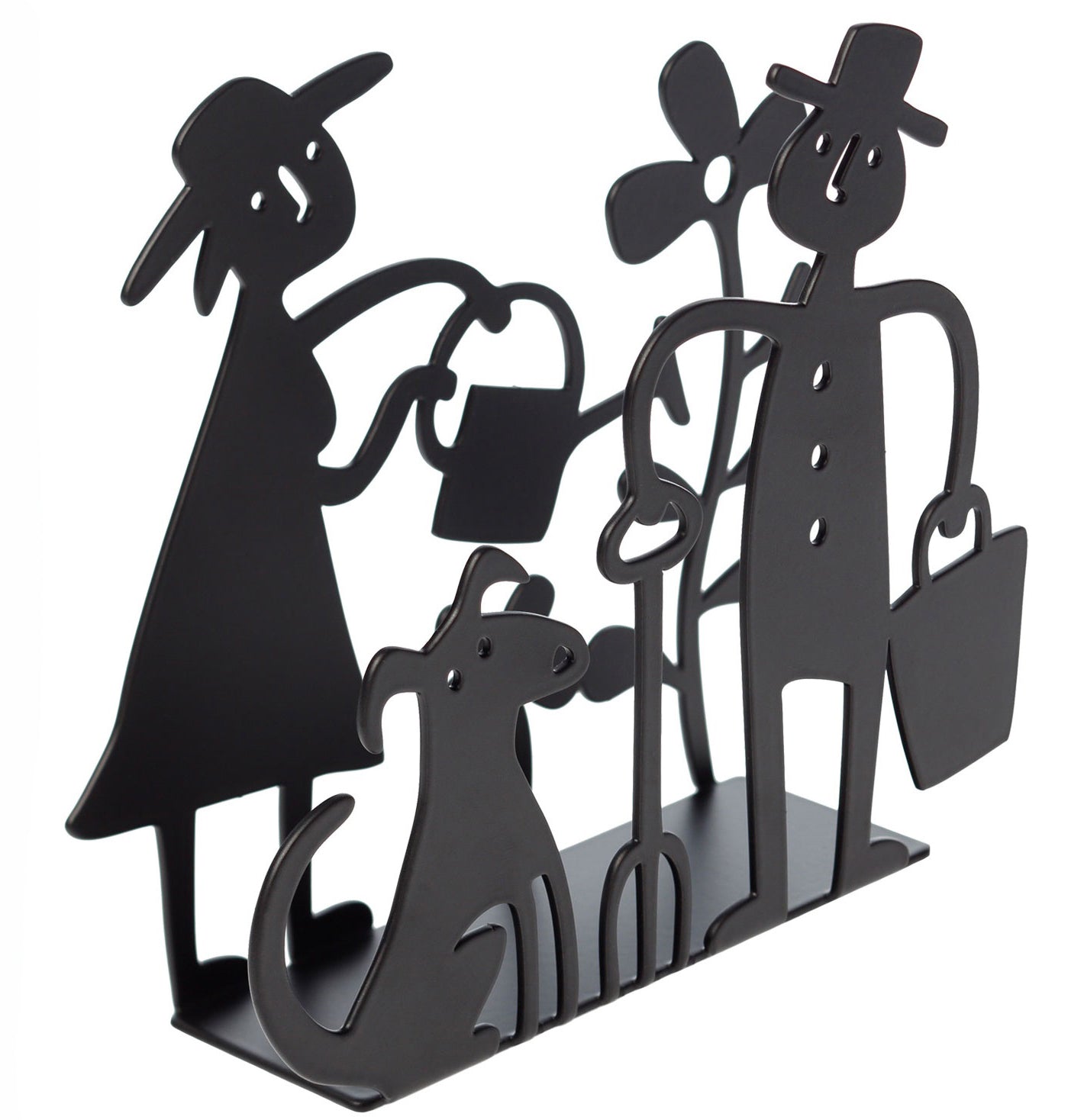 Bengt & Lotta Garten Papierserviettenständer Höhe 14 cm schwarz