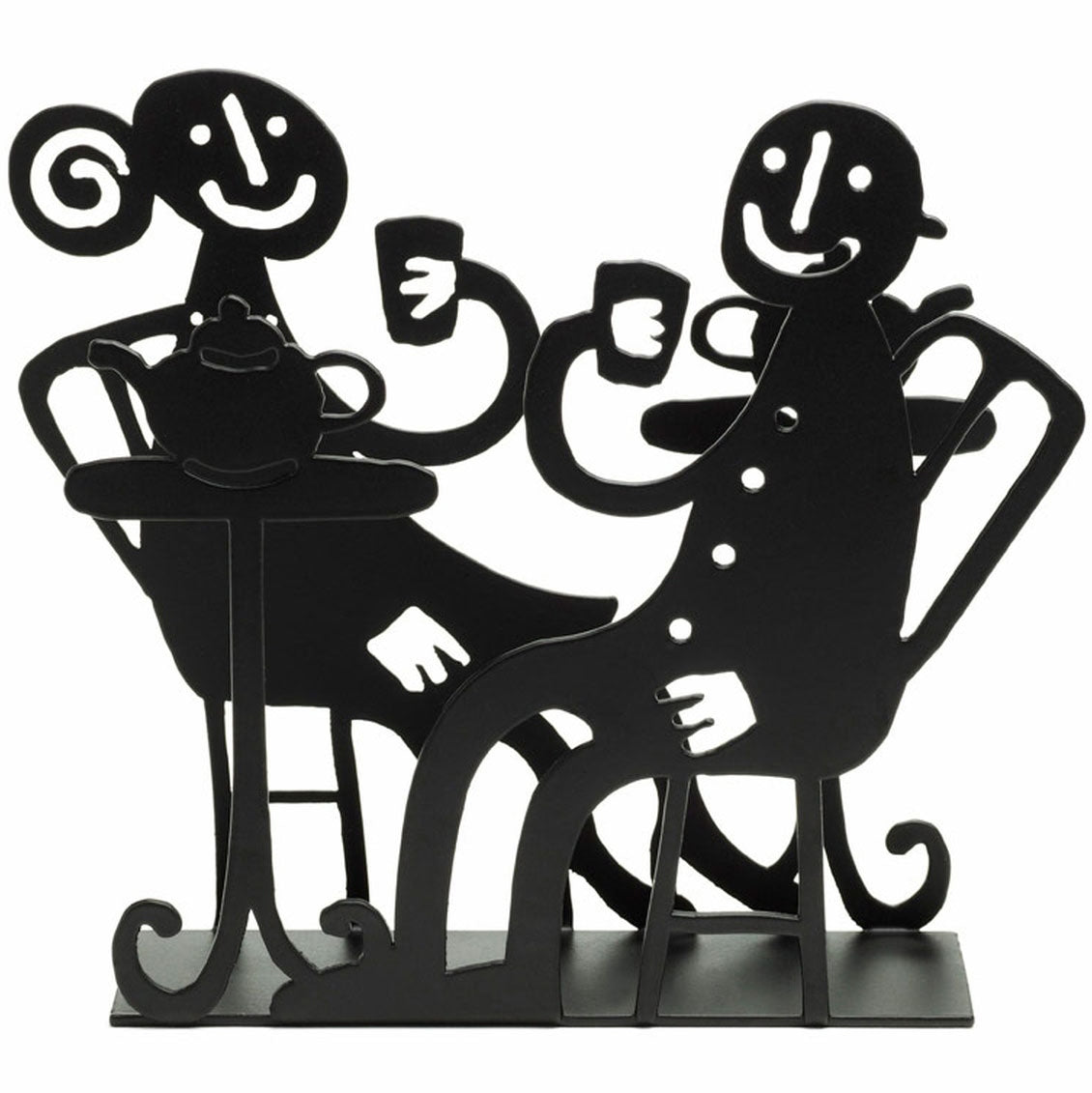 Bengt & Lotta Kaffee Papierserviettenständer Höhe 13,5 cm schwarz