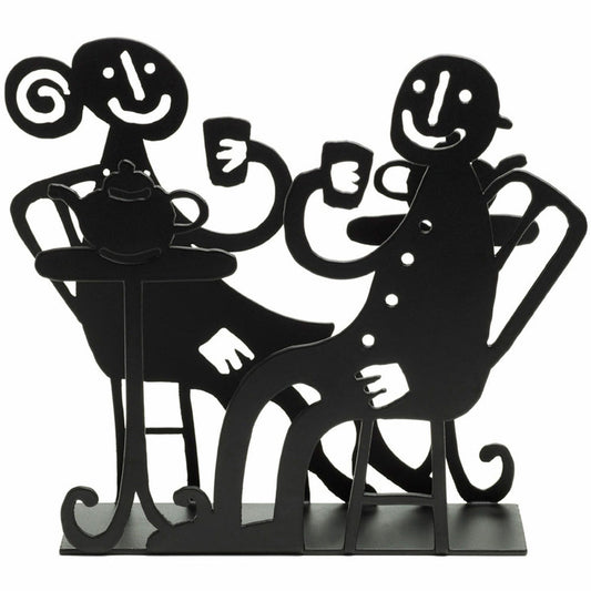 Bengt & Lotta Kaffee Papierserviettenständer Höhe 13,5 cm schwarz