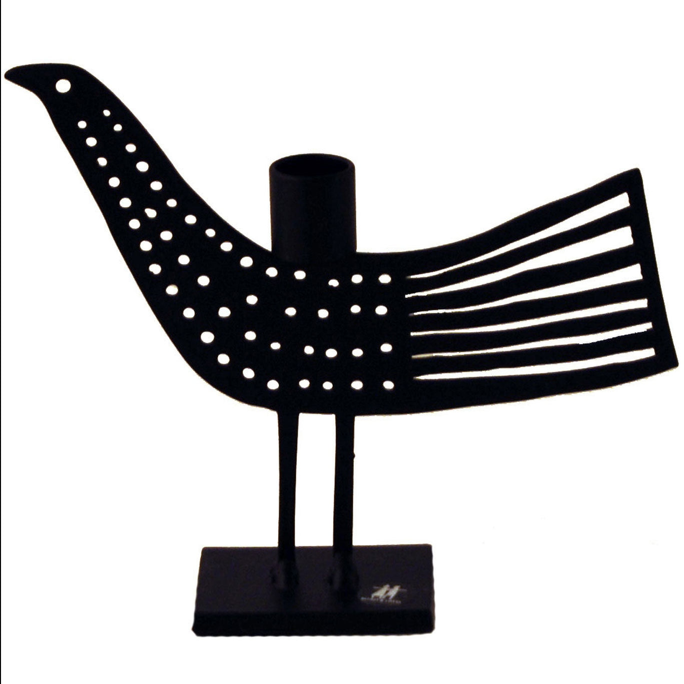 Bengt & Lotta Punktvogel Kerzenständer Höhe 26,5 cm schwarz