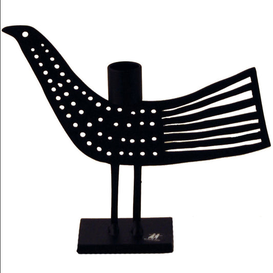 Bengt & Lotta Punktvogel Kerzenständer Höhe 26,5 cm schwarz