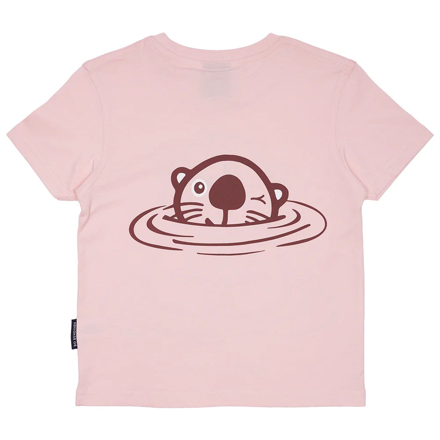 Bo Bendixen Kinder T-Shirt off white, braun Seeotter