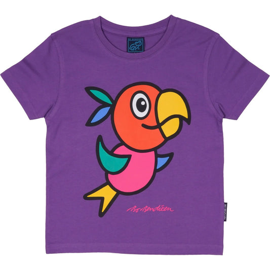 Bo Bendixen Kinder T-Shirt Parrot violett
