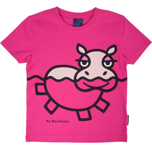 Bo Bendixen Kinder T-Shirt Hippo pink