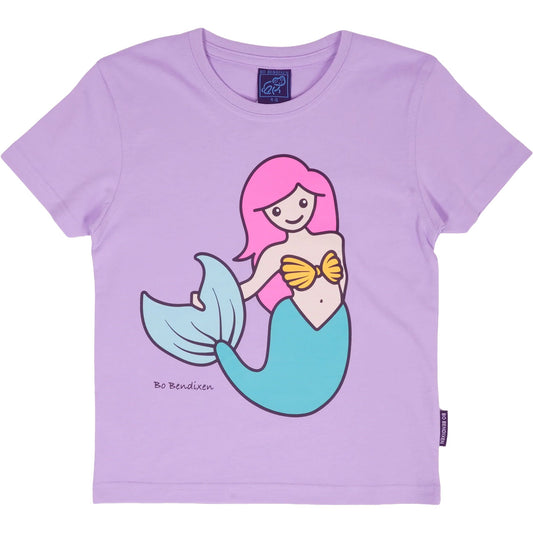 Bo Bendixen Kinder T-Shirt Meerjungfrau purple