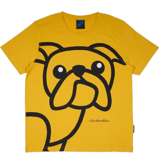 Bo Bendixen T-Shirt Bulldog curry yellow