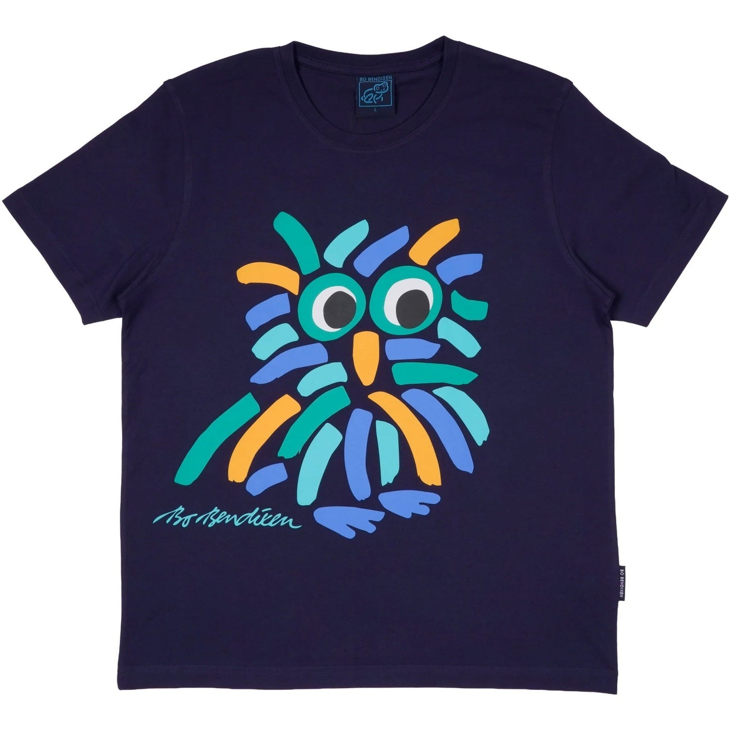 Bo Bendixen T-Shirt Fluffy Owl navy, multicolor