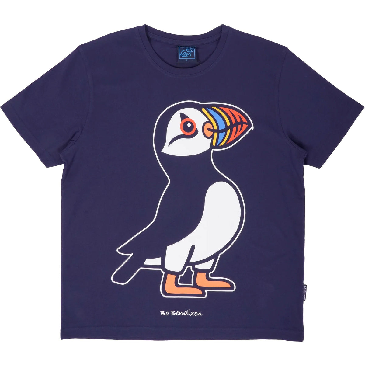 Bo Bendixen T-Shirt Papageientaucher navy