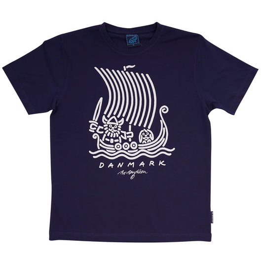 Bo Bendixen T-Shirt navy Wikinger