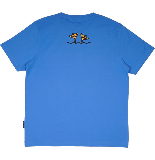 Bo Bendixen T-Shirt Seagulls blue