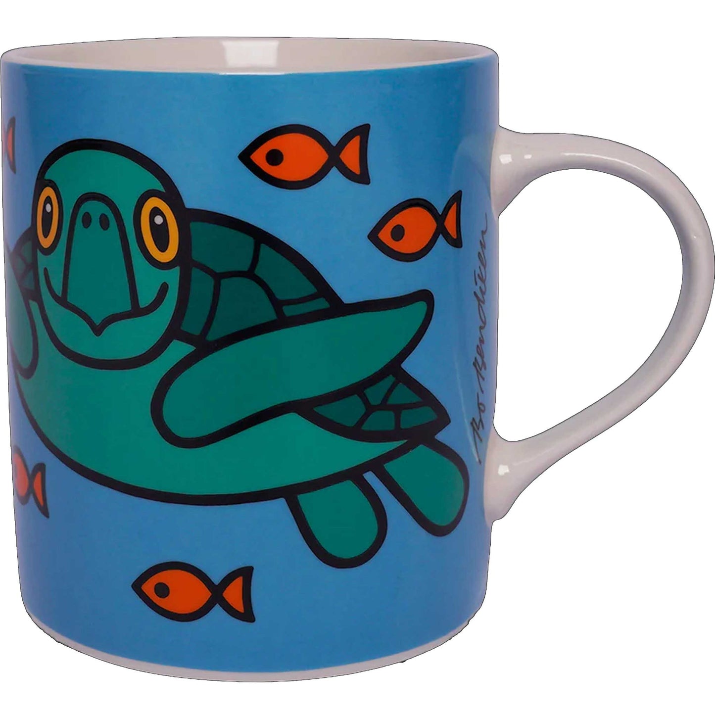 Bo Bendixen Tasse Meeresschildkröte 0,3 l türkis